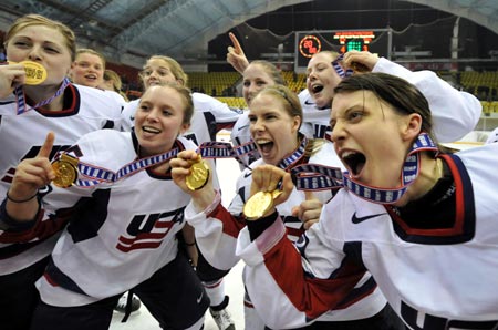 Photos: U.S. beats Canada to win world women's hockey crown